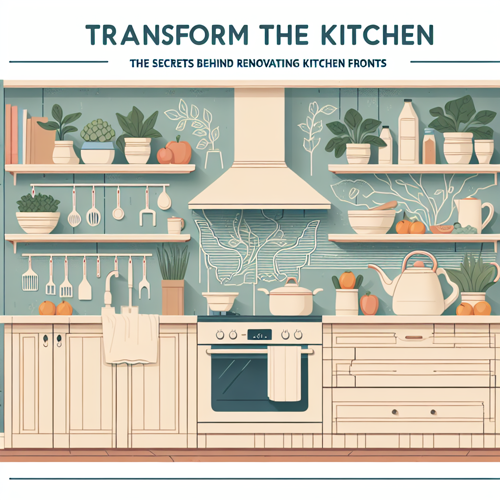Forvandle Kjøkkenet: Hemmelighetene Bak Oppussing av Kjøkkenfronter