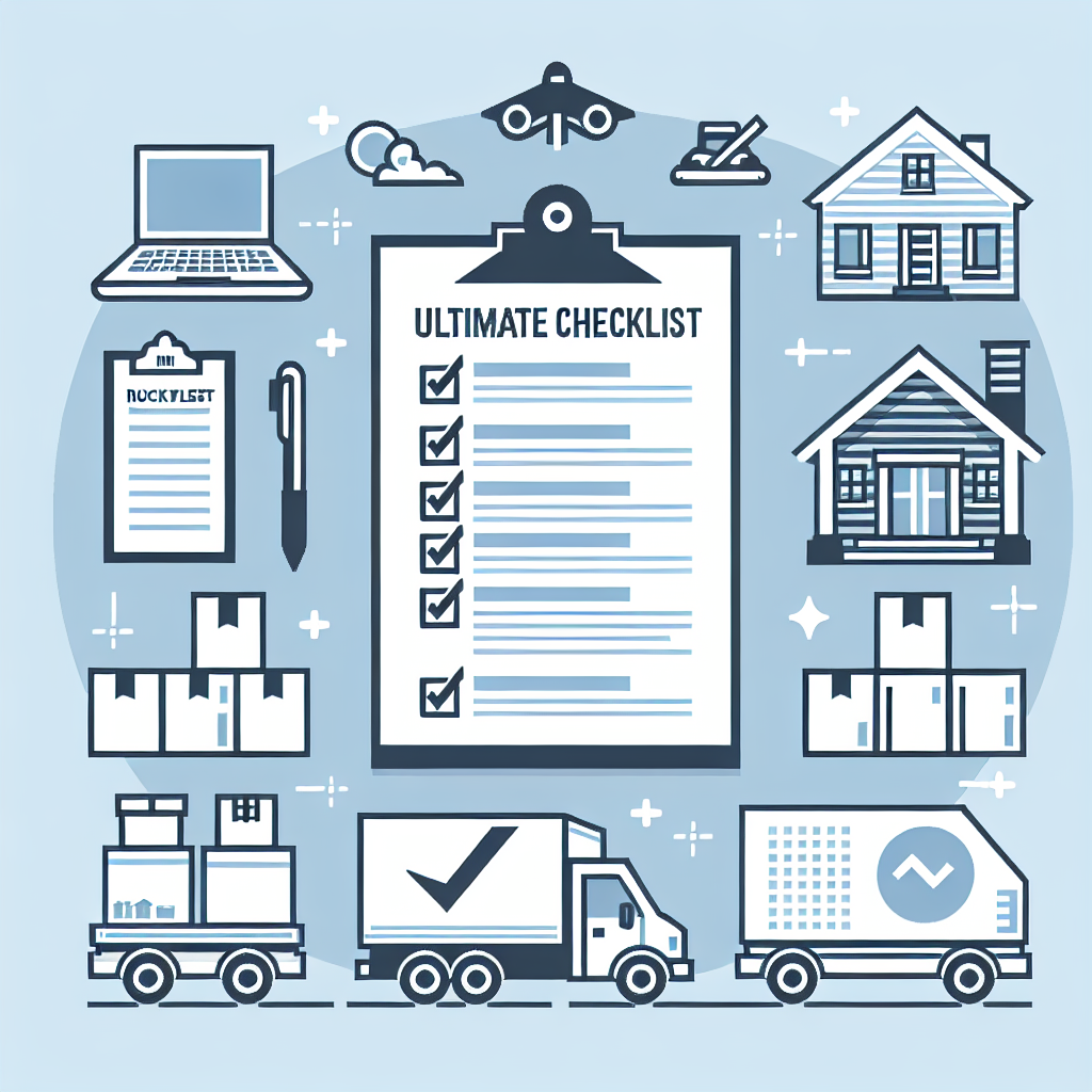 Din ultimate sjekkliste for en smertefri flytting