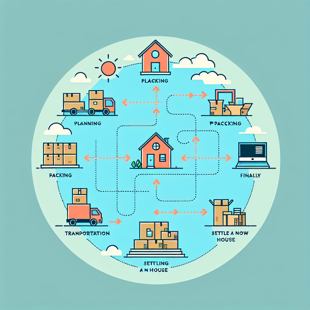 Den enkle veien gjennom flytteprosessen: Fra planlegging til innflytting