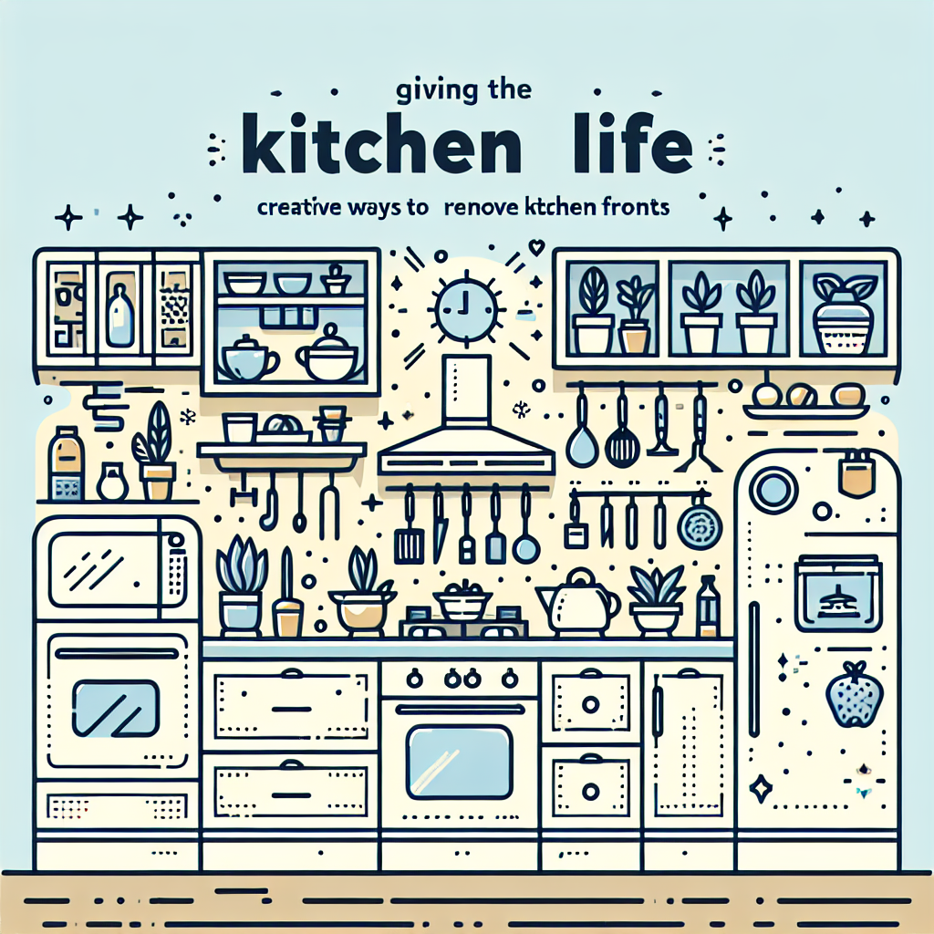 Gi Kjøkkenet Et Nytt Liv: Kreative Måter å Pusser Opp Kjøkkenfronter På